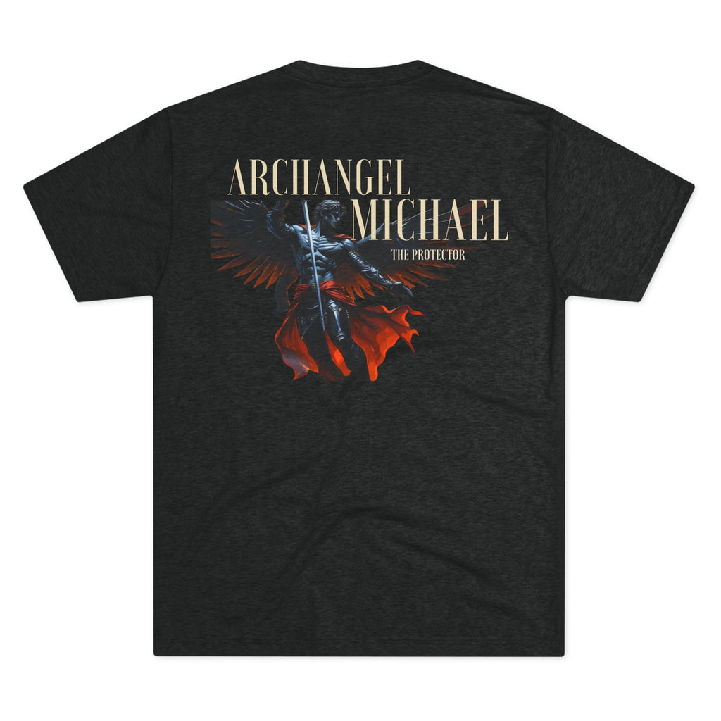 Archangel Michael Tri-blend Tight Fitting Shirt