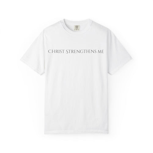 Phillipians 4:13 Christ Strengthens Me Tee