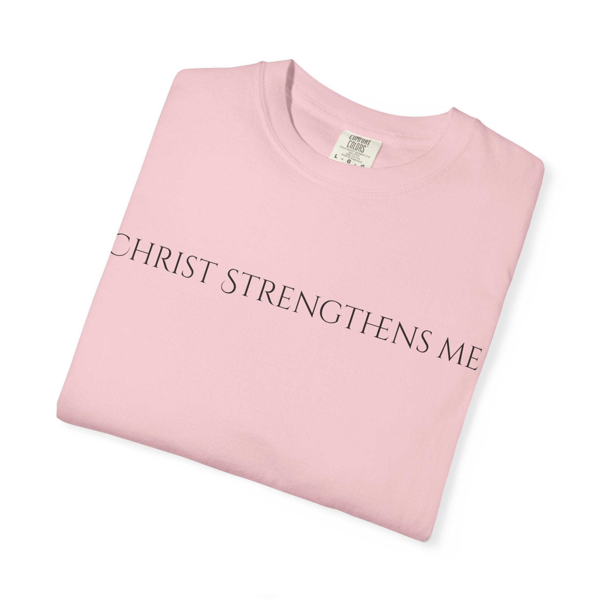 Phillipians 4:13 Christ Strengthens Me Tee